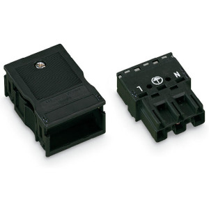 Connecteur WAGO avec boîtier de décharge de traction