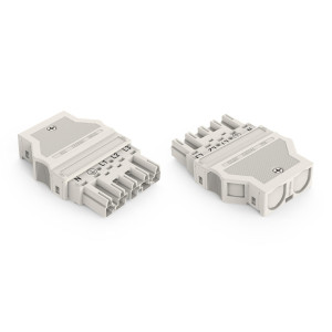 Connecteur WAGO avec boîtier de décharge de traction