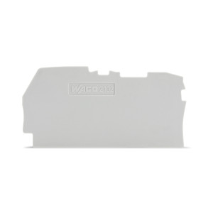 Plaque pour borne WAGO de passage avec levier 2 conducteurs