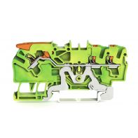 Borne WAGO de passage avec levier 3 conducteurs 2,5 mm²