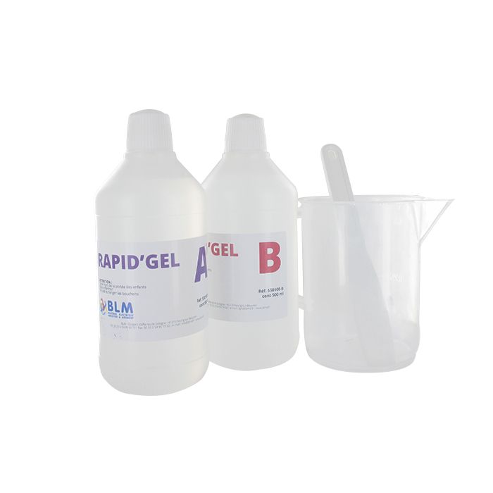 Gel silicone isolant bi-composant