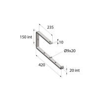 C de suspension (avec tige de 8)