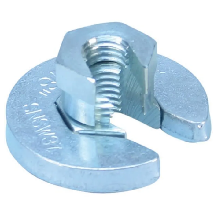 Ecrous fendus avec rondelle intégrée type SNSW