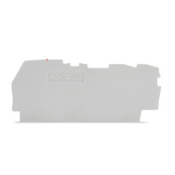 Plaque pour borne WAGO de passage avec levier 3 conducteurs