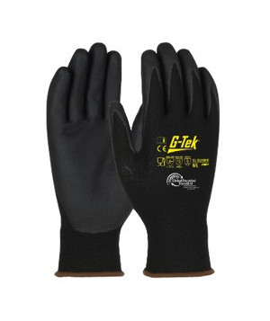 Gant anticoupure recyclé noir