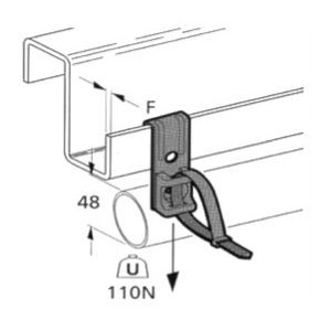 Attaches métalliques pour tube