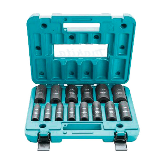 Kit de 14 douilles longues 10-32 mm Makita