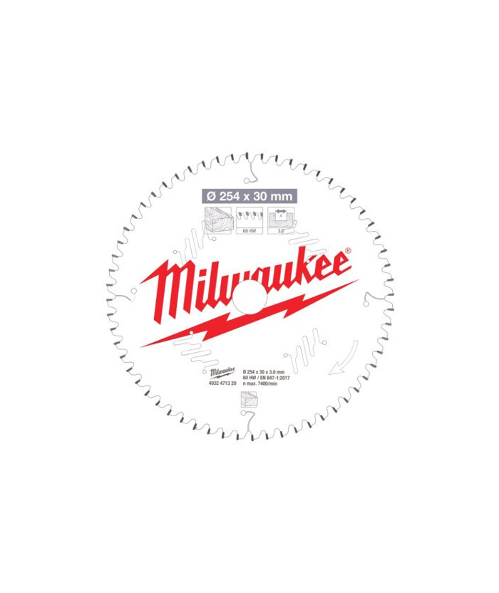 Lame pour scie radiale Milwaukee