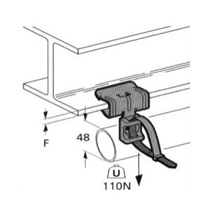 Attaches métalliques pour tube