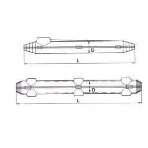 Boite de jonction droite avec résine à couler
