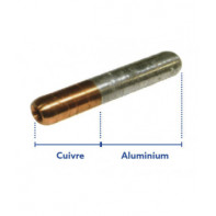 Manchon bi-métal alu/cuivre à sertir