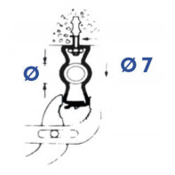 Attaches métalliques pour tube