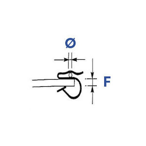 Attaches métalliques pour câble