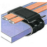 Attaches métalliques pour câble
