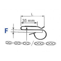 Attaches métalliques pour câble