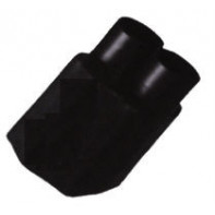 Extrémité thermorétractable pour 2 conducteurs