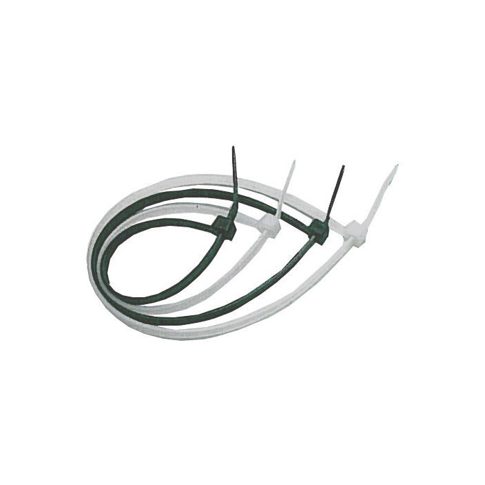 Collier de câblage noir et incolore