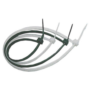 Collier de câblage noir et incolore