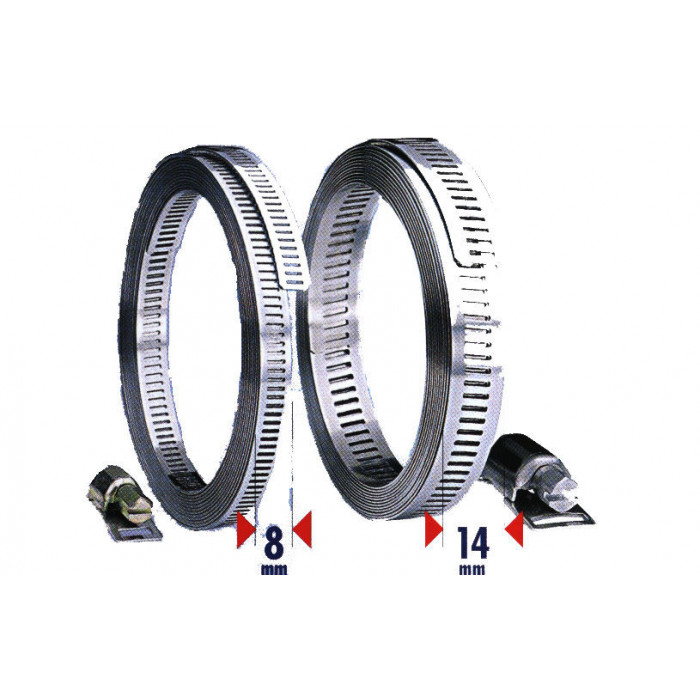 Tête pour collier de serrage sans fin