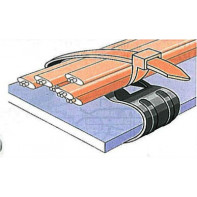 Attaches métalliques pour câble