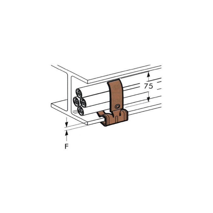 Attaches métalliques pour câble