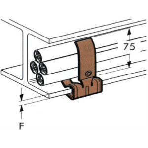 Attaches métalliques pour câble