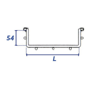 Chemin de câble fil pré-éclissé