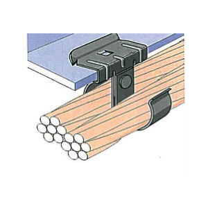 Attaches métalliques pour câble