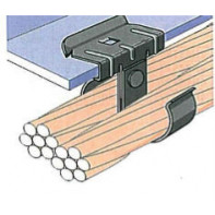 Attaches métalliques pour câble