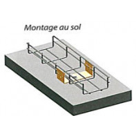 Berceau pour chemin câble fil largeur 50 et 100 mm