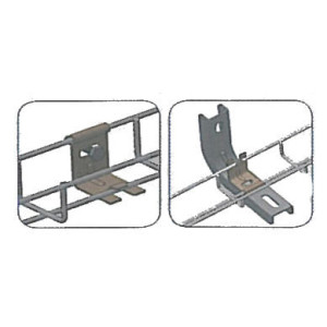 Attache 1-50 pour chemin câble fil largeur 50 mm hauteur 30 mm