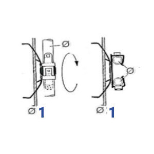 Attaches métalliques pour câble