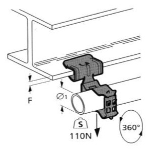 Attaches métalliques pour tube
