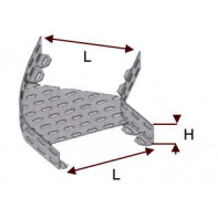 Coude à plat à 135°