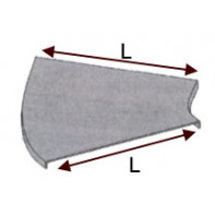 Couvercle - Coude à plat à 135°