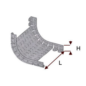 Coude Concave à 90°