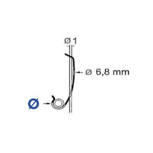 Attaches métalliques pour câble