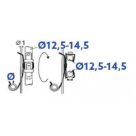 Attaches métalliques pour câble