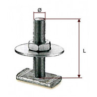 Boulon à tête de marteau pour rail 41x21 / 41x41 / 41x82